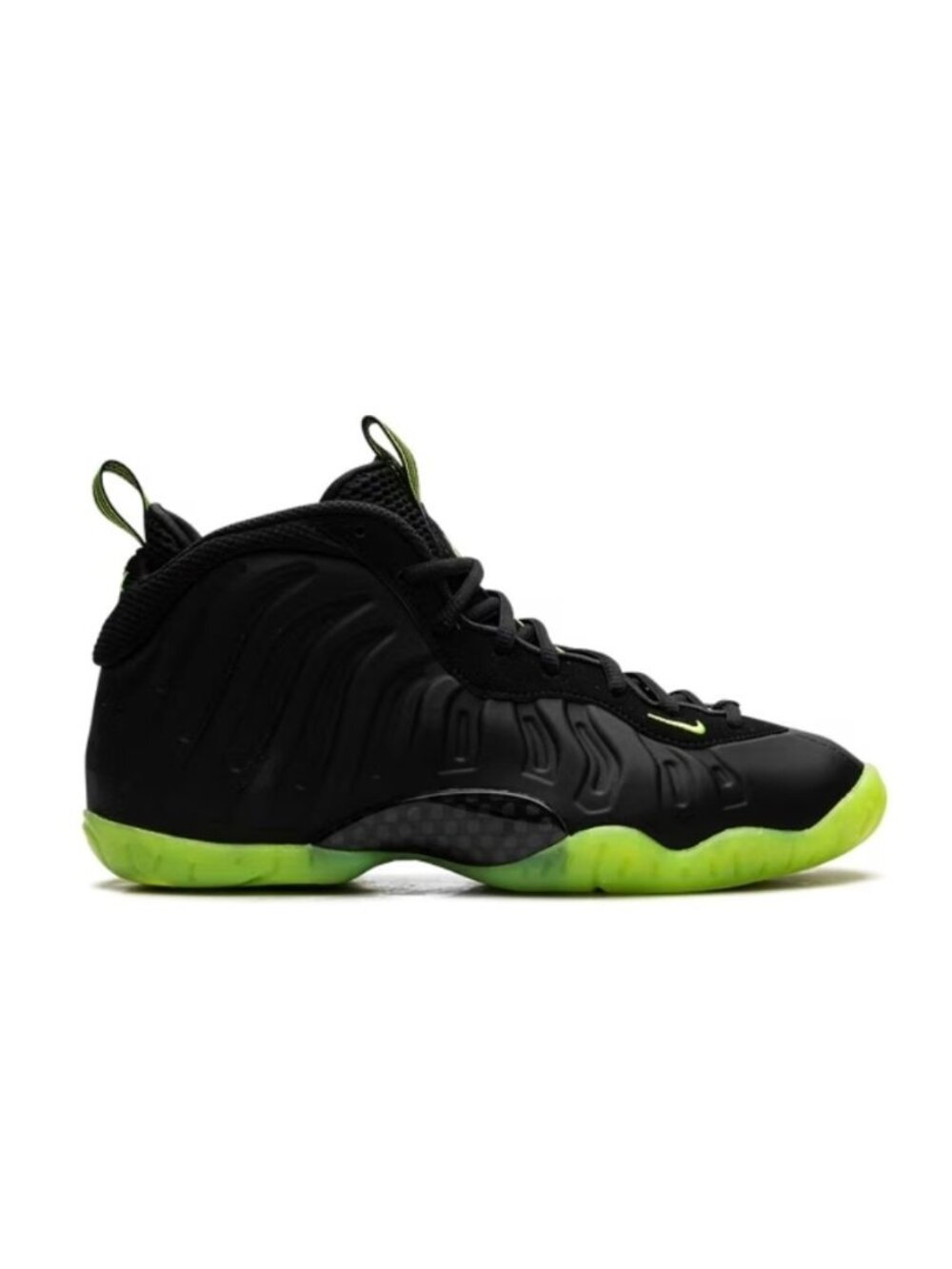 Nike Little Posite One GS 'Black Volt' Sneakers HF0977 001